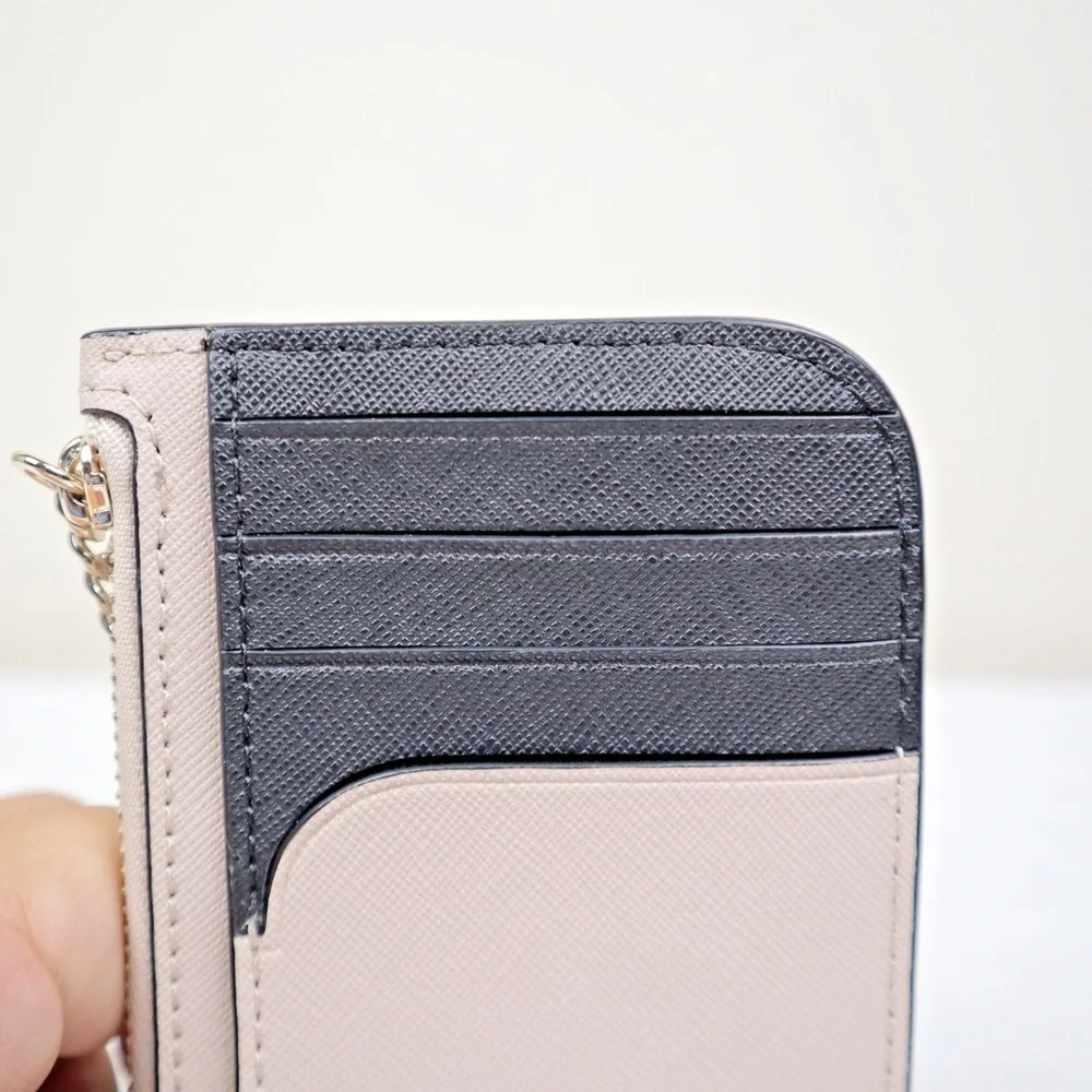 Kate Spade Cameron Medium L-Zip Card Holder Wallet Pink